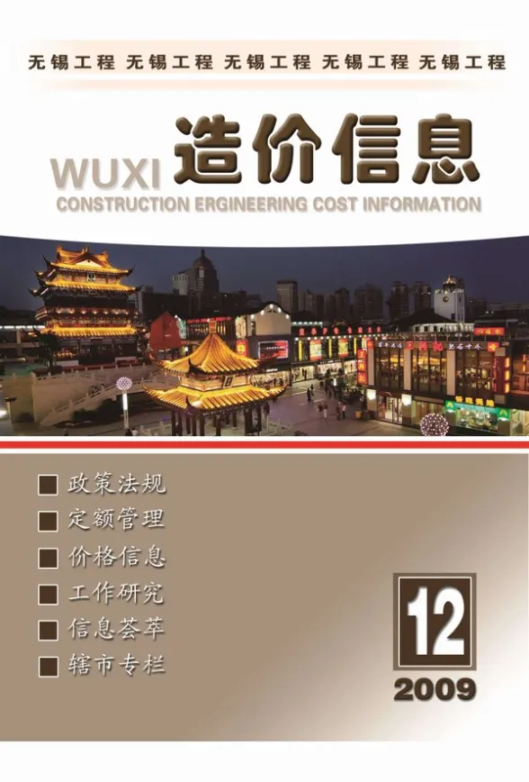 无锡市2009年12月建材结算价
