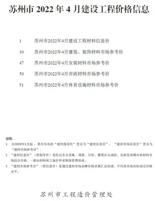 苏州市官方电子版造价信息