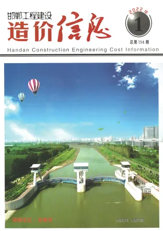 邯郸2022年1期1、2月(含建材厂商)造价信息首图