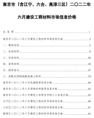 南京造价信息封面