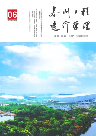 泰州市2022年6月造价信息内容背书首图(施工建材取价指导)
