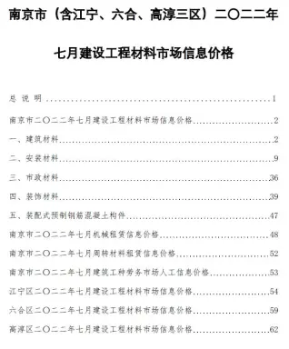 南京造价信息第一页