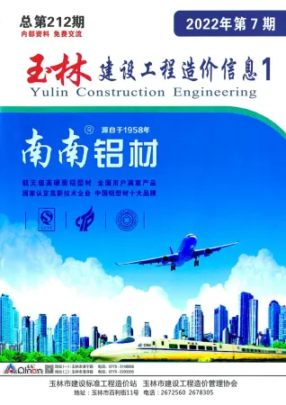 玉林市2022年7月造价信息含义介绍首图(工程价格参考信息)