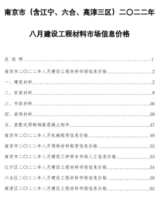 南京造价信息第一页
