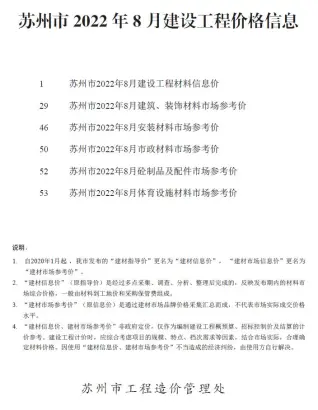 苏州造价信息封面