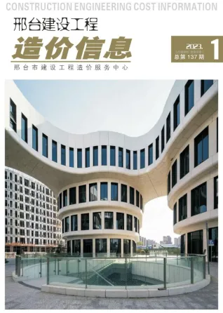 邢台市2023年1期1、2月造价信息结构分析首图(工程结算参考价)