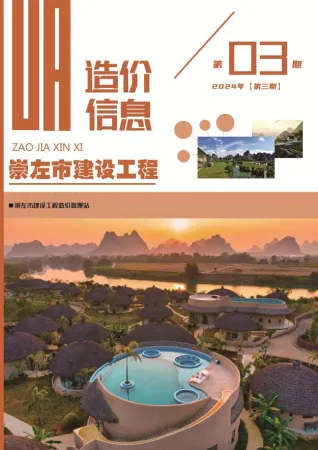崇左市2024年3月造价信息结构分析首图(工程造价管理手册)