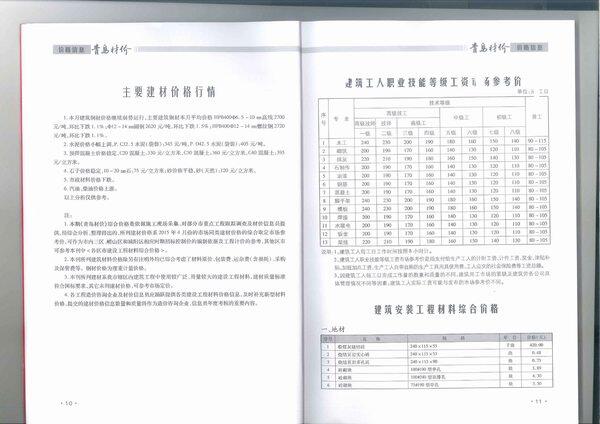 青岛2015年4月信息价期刊PDF扫描件