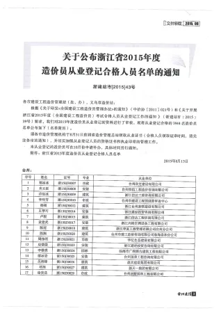 台州市2015年8月造价信息详解首图
