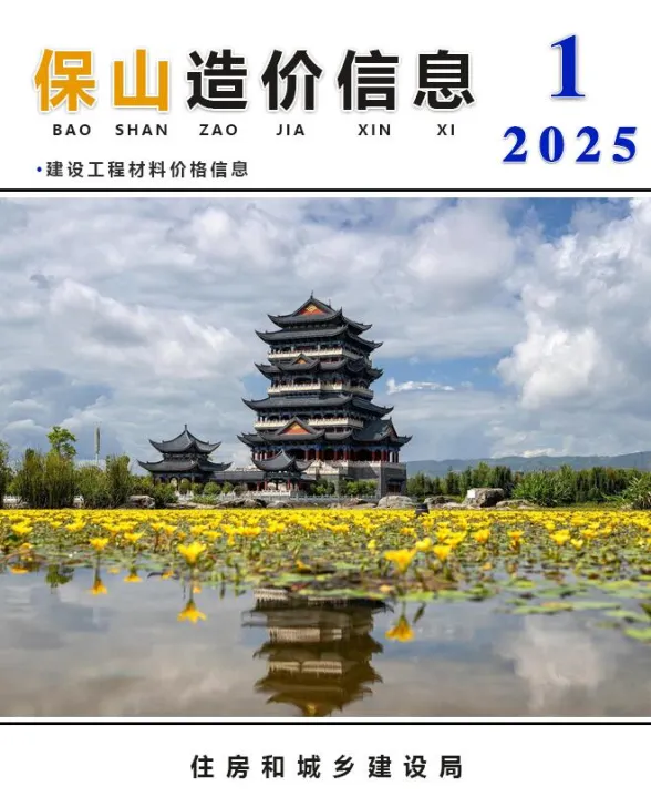 保山市2025年1月造价信息PDF第一页