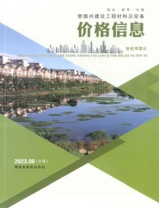 楚雄州2023年9月造价信息简介首图