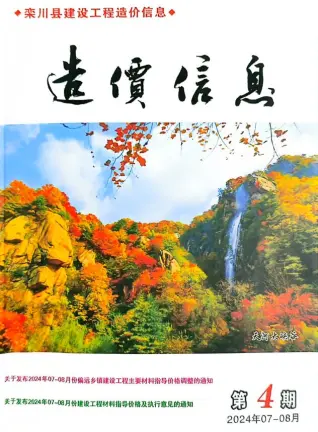 2024年7、8月(第4期)栾川机械设备租赁工程材料信息价