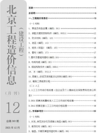 造价信息期刊PDF扫描件电子版
