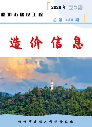 梧州市2026年3月工程信息价封面缩略图