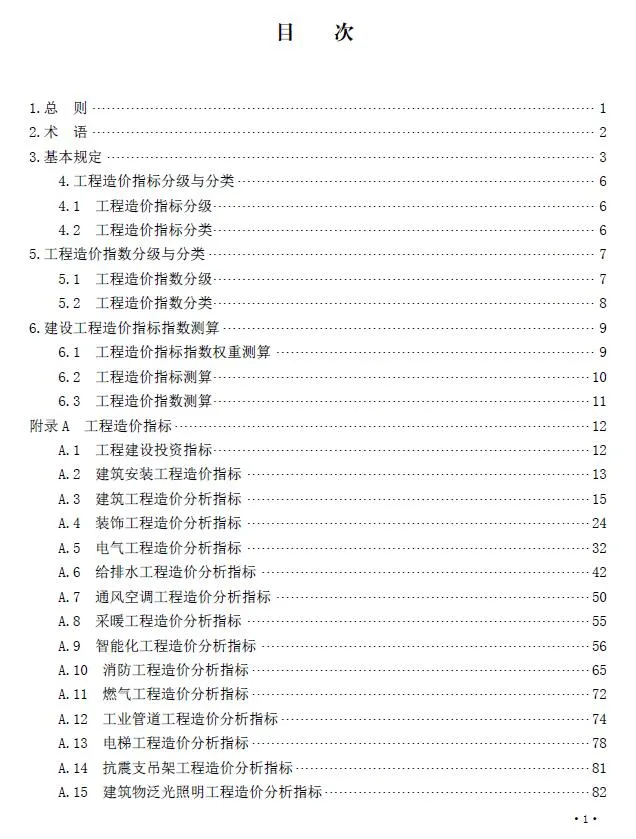 2023湖南省房屋建筑工程造价指标指数测算标准封面