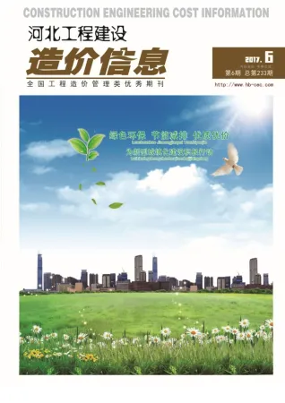 河北省造价信息2017年6期简介首图(工程价格参考信息)