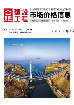 合肥2020年12月工程造价信息价PDF电子版