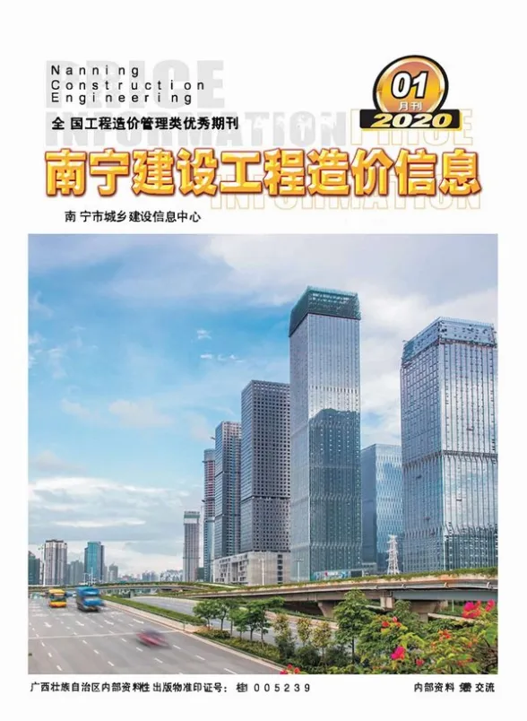 南宁市2020年第1期结算造价信息