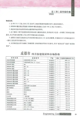成都市官方电子版造价信息