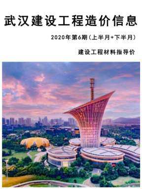 武汉2020年6月造价信息