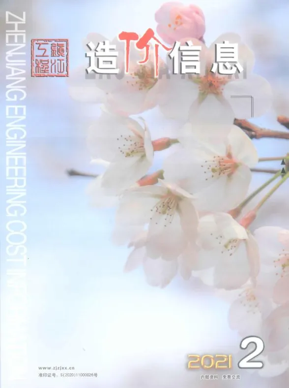镇江市2021年2月造价信息封面