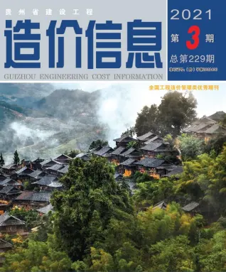 贵州2021年第3期电线电缆工程造价信息价封面