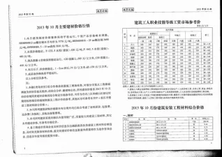 2013年青岛五金建材工程造价信息价第一页