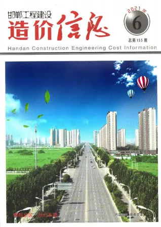 2021年6期邯郸11、12月工程造价信息价PDF电子版