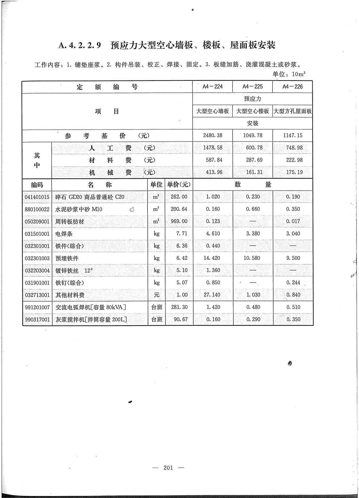 2013广西建筑装饰工程消耗量定额(上册2)