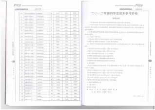 武汉2013年第3期阀门水管工程造价信息价封面